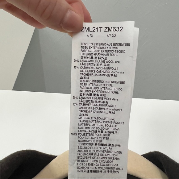 🤎💛 Armani wool & cashmere coat - Picture 7 of 8